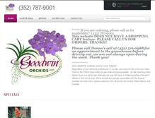 Tablet Screenshot of goodwinorchids.com